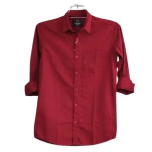 Solid_color_ling_Sleeve_shirt